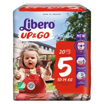 Libero up&go 5 pannolini 10-14 kg 20 pezzi