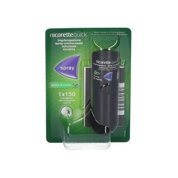 NicoretteQuick Spray per Smettere di Fumare Oromucosale 1 mg Nicotina 1 Flacone