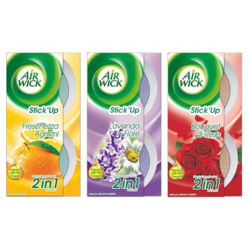 AIR WICK - Stick'Up Deodorante In Gel Per Armadi - Fragranze Assortite