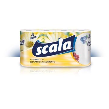 SCALA - Asciugatutto - Carta Assorbente Trapuntata 4 Rotoli