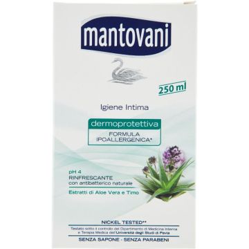 Mantovani Igiene Intima Ph 4 Rinfrescante Con Antibatterico Naturale 250 Ml
