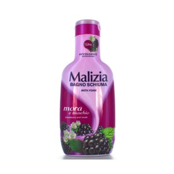 MALIZIA - bagnoschiuma energizzante al profumo di mora & muschio 1000 ml