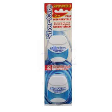 PIAVE FILO INTERDENTALE SILVER CARE 2PEZZI
