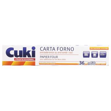 CUKI - Carta Forno Ultra Antiaderente E Resistente Da 50 Metri