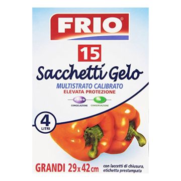 FRIO - 15 Sacchetti Gelo Grandi 29 X 42 Cm