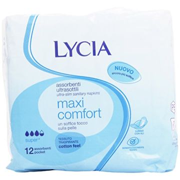 Lycia Comfort Lungo Ultra Con Ali 12 Pezzi