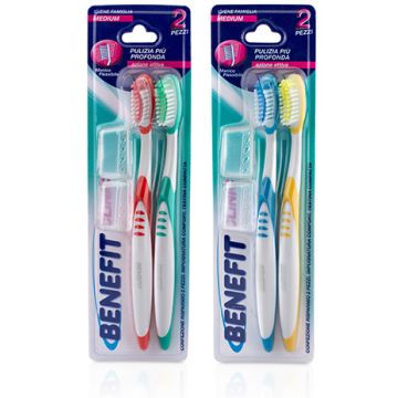 BENEFIT SPAZZOLINO 2PEZZI +COPRISETOLE