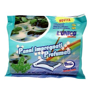 MONTRASIO - L'Unico Originale Muschio Bianco - 20 Panni Catturapolvere