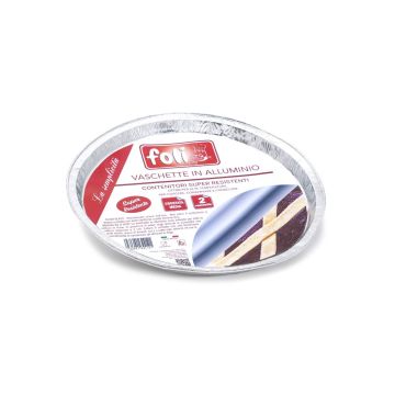 FOLICONTENITORE ALL CROSTATA MEDIA 2PEZZI