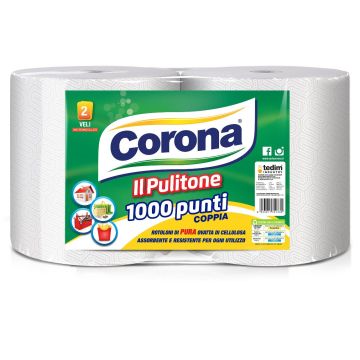 CORONA IL PULITONE BOBINA X2 1000 PUNTI