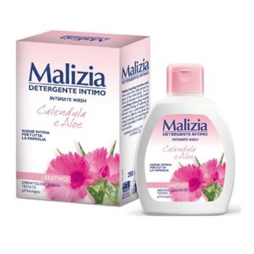 Malizia Detergente Intimo Calendula E Fiori Di Loto Lenitivo 200 ml