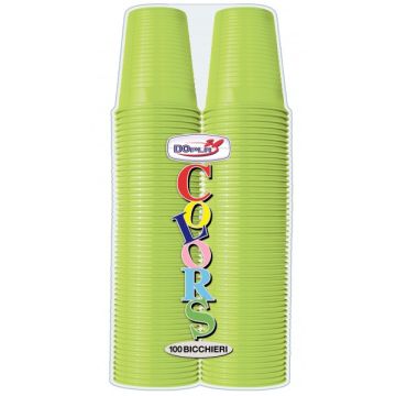 DOPLA - 100 Bicchieri Verde Chiaro