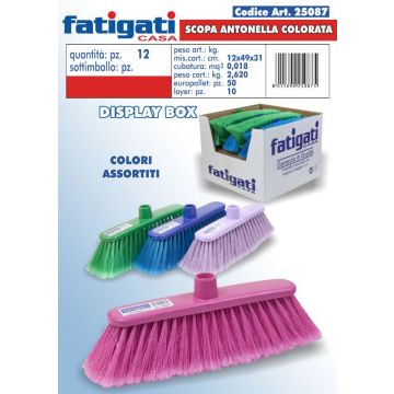 FATIGATI SCOPA ANTONELLA COLORATA 25087
