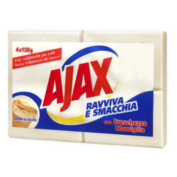 AJAX - Ravviva E Smacchia - 4 Saponi Per Il Bucato