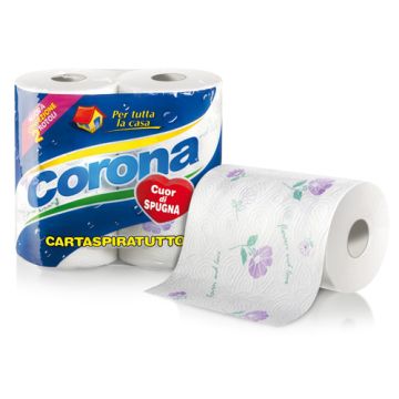 CORONA - Asciugatutto Cuor Di Spugna 2 Rotoloni