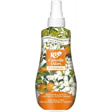 RIO - Cancella Odori Giardino Mediterraneo - Spray Per Ambienti E Tessuti 300 Ml