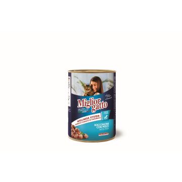 Migliorgatto Bocconcini 405Gr Pesce