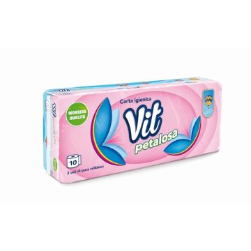 VIT - Petalosa - 10 Rotoli Di Carta Igienica