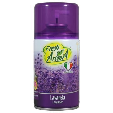 FRESH AROMA - Lavanda - Deodorante Ambiente 250 Ml Ricarica Diffusore Automatico
