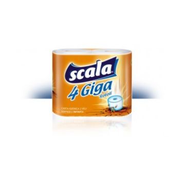 SCALA - Giga Rotoli - Carta Igienica 4 Rotoli