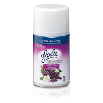 GLADE - Automatic Spray - Ricarica Deodorante Ambiente Fiori Di Lavanda E Aloe