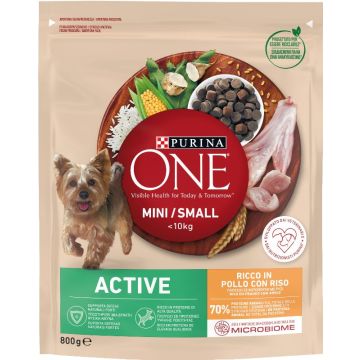 PURINA ONE MY DOG 800GR ACTIVE POLL/RISO