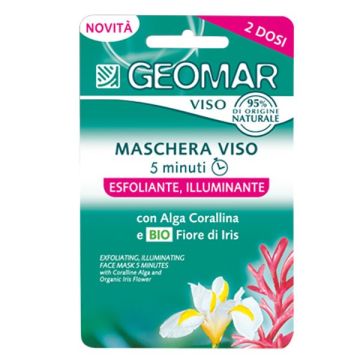 Geomar - Scrub & Care - Maschera Viso Esfoliante e Rigenerante 15 ml