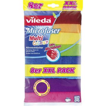 VILEDA - Colors - 9 Panni In Microfibra