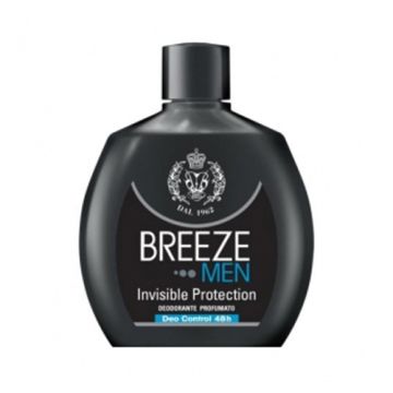 BREEZE - Invisible Protection - Deodorante for Men Squeeze 48h 100 ml