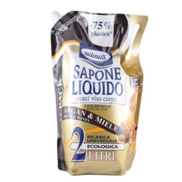 MIL MIL - Sapone Liquido Ricarica Argan 2 Lt