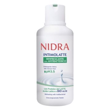 Nidra Intimolatte Rinfrescante Con Antibatterico Detergente Intimo 500 ml