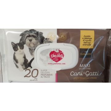 Dealo Salviette 20Pezzi  Cani&Gatti Cucc