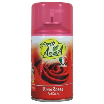 FRESH AROMA - Rose Rosse - Deodorante Ambiente 250 Ml Ricarica Diffusore Automatico