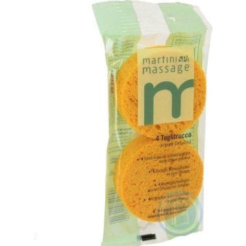 Massage - Spugnetta Struccante 4 Pezzi