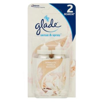 GLADE - Romantic Vanilla Blossom - 2 Ricariche Per Profumatore D'Ambiente