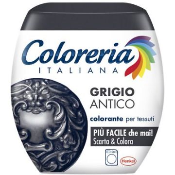 COLORERIA ITALIANA - Grigio Antico - Colorante Per Tessuti 350 G