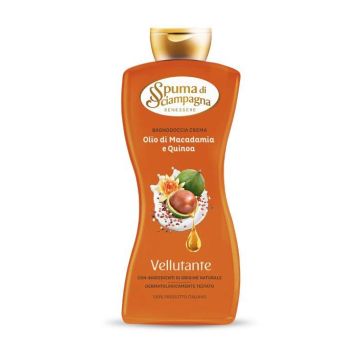 SPUMA DI SCIAMPAGNA - Bagnodoccia crema vellutante con olio di macadamia e quinoa 650 Ml