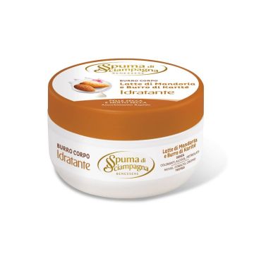 SPUMA DI SCIAMPAGNA BURRO CORPO 200ML MANDORLA