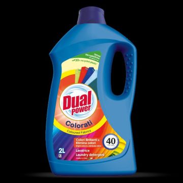 DUAL POWER - Colorati - Detersivo Liquido 2 L