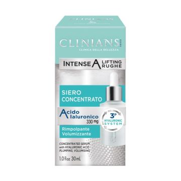 Clinians - Intense A Lifting Rughe - Siero concentrato con acido ialuronico 30 ml