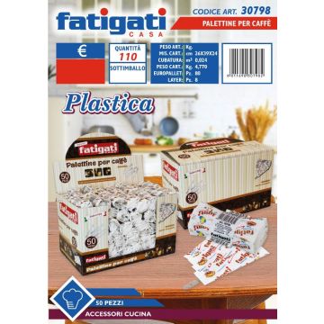 FATIGATI PALETTINE PER CAFFEX50PEZZI
