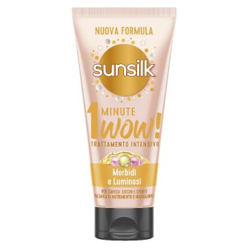SUNSILK - 1 Minute WOW Morbidi & Luminosi - maschera illuminante 180 ml