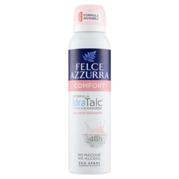 FELCE AZZURRA - Comfort Idratalc - Deodorante Spray con latte idratante 150 ml