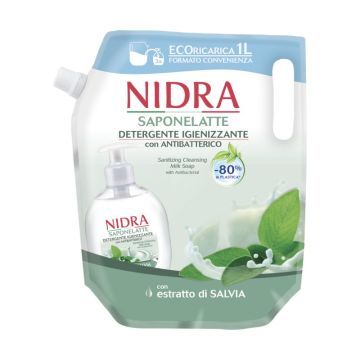 NIDRA SAPONE LIQUIDO RICARICA 1LT ANTIBA