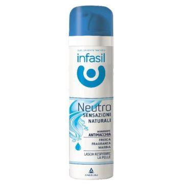 INFASIL - Neutro Sensazioni naturali - Deodorante Spray 150 ml Freschezza marina