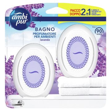 AMBI PUR - Bagno - 2 Profumatori Per Ambienti Alla Lavanda