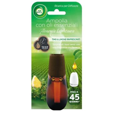 AIR WICK - Timo E Limone Rinfrescanti - Ricarica Per Diffusore Per Oli Essenziali