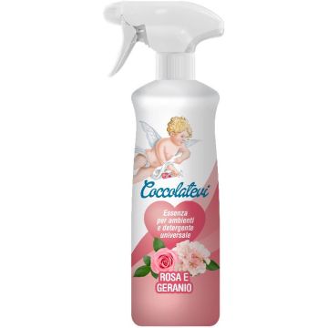 COCCOLATEVI ESSENZA DEO 750ML SPRAY ROSA