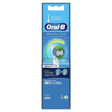 ORAL B SPAZZOLINO ELETTRICO RICARICA 2PEZZI  PRECISION