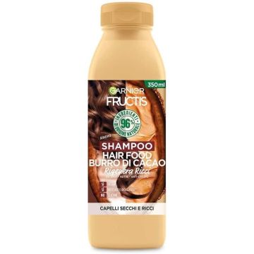 Fructis - Hair Food Burro di Cacao - Shampoo rigenera ricci 350 Ml